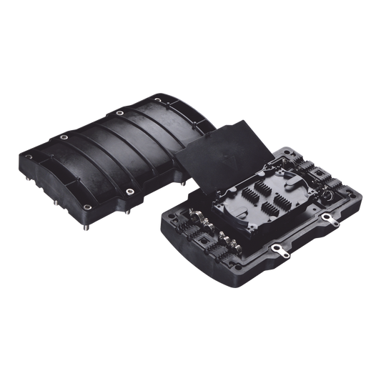 Caja de Distribuci�n de Fibra �ptica Horizontal, hasta 48 Empalmes, Exterior IP68