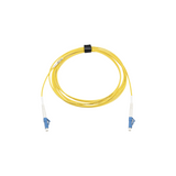 Jumper de Fibra Óptica Monomodo (OS2), XGLO, Riser, LC/UPC-LC/UPC Simplex, ONFR, Color Amarillo, 3 Metros