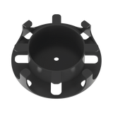 Administrador de Fibra Óptica en Paneles Opticom de 1 UR, Color Negro, 2 Piezas
