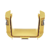 Union Recta "Cople", Para Canaleta FiberRunner™ 4X4, Color Amarillo