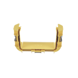 Union Recta "Cople", Para Canaleta FiberRunner™ 6X4, Color Amarillo