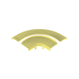 Tapa Opcional para Ángulo Recto de 90º Horizontal FRRA6X4LYL, Color Amarillo