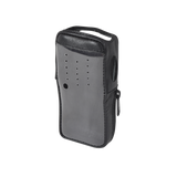 Funda de Piel Reforzada, Versión 2 de Fácil Acceso y Cubierta Frontal de Plástico Transparente para los Radios TK-2000KV2, TK-3000KV2