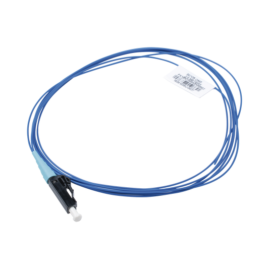 Pigtail de Fibra Óptica LC Simplex, Multimodo OM4 50/125, 900um, Color Aqua, 1 Metro