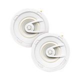 PAR de altavoces de 7 " | montaje de Techo | Diseño TruGrip | Instalacion Sin Herramientas | Woofer de Polipropileno Blanco con Quick Connect