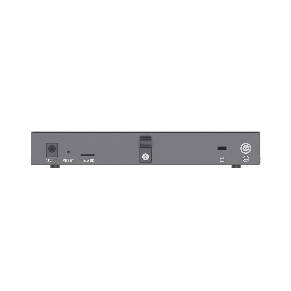 4 en 1: Firewall Nueva Generación, Router, PBX IP, Switch Gigabit de 5 Puertos (4 PoE) y 2 Puertos SFP 2.5 Gigabit