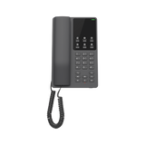 Teléfono IP Hotelero, 2 líneas SIP con 2 cuentas, codec Opus, IPV4/IPV6, color negro, con gestión en la nube GDMS