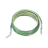 Jumper para Aterrizar Equipos, 6 AWG, con Terminal Doblada a 45 Grados, Para Conexión a Tierra y Terminal Recta Para Equipos, 1.8m de Largo