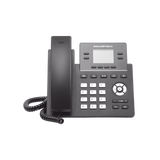 Teléfono IP Grado Operador, 4 líneas SIP con 2 cuentas, pantalla a color 2.4", PoE, codec Opus, IPV4/IPV6 con gestión en la nube GDMS