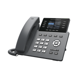 Teléfono IP Wi-Fi, Grado Operador, 8 líneas SIP con 4 cuentas, pantalla a color 2.8", puertos Gigabit, Bluetooth, PoE, codec Opus, IPV4/IPV6 con gestión en la nube GDMS