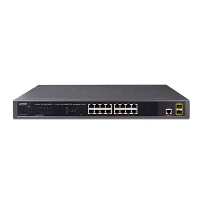 Switch Administrable Capa 2, 16 Puertos 10/100/1000T, 2 Puertos SFP 100/1G/2.5G, Administración Remota con CloudNMS