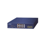 Switch PoE No Administrable de Escritorio, 2 Puertos Gigabit 802.3bt, 4 Puertos Gigabit 802.3at, 2 Puertos 10/100/1000, 2 Puertos SFP Gigabit.