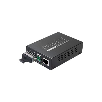 Convertidor de Medios UTP/ Fibra Óptica de 1000 Mbps, Multi-Modo, Hasta 550 m, Conector SC