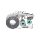 Casete de Etiquetas de Poliolefina de Cinta Continua, Tubo Termocontráctil, 11.2 mm de Ancho, 2.4 m de largo, Para Cables de 2 a 6.4 mm (16-10 AWG) de Diámetro, Color Blanco
