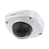 Mini Domo IP 5 Megapixel / Lente 2.8 mm / 30 mts IR / Ultra Baja Iluminación / NDAA / ONVIF /  IP67 / IK10 / IA (Filtro de Humanos y Vehiculos) / Merodeo / Conteo de Personas / PoE / Audio y Alarmas I/O / Serie 35 / Honeywell Security