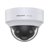 Domo IP 5 Megapíxeles / Lente 2.8 mm / 40 mts IR / Ultra Baja Iluminación /  NDAA / ONVIF / IP67 / IK10 / IA (Filtro de Humanos y Vehiculos) / Conteo de Personas / Merodeo / H.265 / PoE / Alarmas I/O / Serie 35 / Honeywell Security