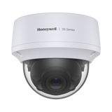 Domo IP 8 Megapíxel / Lente Mot. 2.7 a 13.5 mm / 50 mts IR /  Ultra Baja Iluminación / NDAA / ONVIF / IP67 / IK10 /  IA (Filtro de Humanos y Vehiculos) / Merodeo / Conteo de Personas / PoE / Audio y Alarmas I/O / Serie 35 / Honeywell Securit