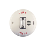 Sirena Estrobo 24 Vcd, Instalación en Techo, Multi Candela, Color Blanco (0500-06110)