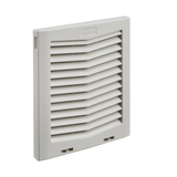 Rejilla de Escape Para Ventilador con Filtro HG, Protección IP54, Compatible con Ventiladores HF10 de 10 in, De Plástico, Color Gris Claro