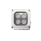 Iluminador LED de Alta Potencia | Luz Blanca | 10 Metros de Iluminación | Cobertura 120° | IP66 | Bajo Consumo de Energía | Fotocélula Incorporada | Soporte en “U” | Carcasa de Aluminio | Alta Transmitancia de Luz. | C