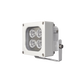 Iluminador LED de Alta Potencia | Luz Blanca | 10 Metros de Iluminación | Cobertura 120° | IP66 | Bajo Consumo de Energía | Fotocélula Incorporada | Soporte en “U” | Carcasa de Aluminio | Alta Transmitancia de Luz. | C