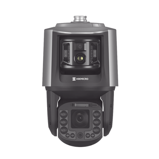 [TandemVu] Domo PTZ IP 4 Megapixel con 40X Zoom con Cámara Optica Fija de 4 Megapixel Lente 12.4 mm y Cámara Térmica 384 x 288 con Lente 25 mm / Protección perimetral