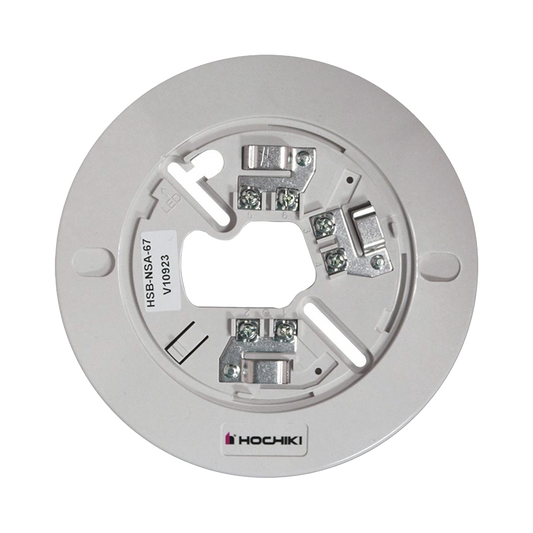 Base De 6" Color Hueso Para Sensores Análogos Direccionales Hochiki (0300-06820) 7TH Edición UL268