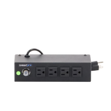 Tomacorriente de 4 Contactos (NEMA 5-15R) Voltaje Entrada/Salida: 120Vca/10A Max. Opción de Instalación en Escritorio o Pared