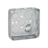 Caja Cuadrada 4 x 4"/ Profundidad 1- 1/2"/ Cuenta con 11 Entradas de 1/2" y 6 de 3/4"..