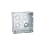 Caja Cuadrada 4 11/16 x 4 11/16"/ Profundidad 2- 1/8"/ Cuenta con 6 Entrada de 1 1/4"/ 1 Entrada de 1/2" / 3 TKO (1/2"-3/4").