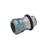 Conector de Compresión Impermeable aislado de Acero Galvanizado para Pared Delgada de 3/4" .