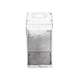 Caja (Chalupa )  Multigang de 1 Gang/ Profundidad de  2-1/2"/ 8 TKO (1/2" y 3/4").