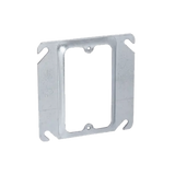 Sobretapa Cuadrada de 4" de Acero Galvanizado con realce de 1/4".