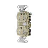 Contacto Duplex  de 20 A 250 V CA/ Nema 6-20R / Grado Hospitalario / Color Marfil.