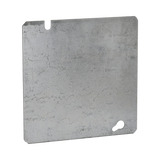 Tapa Cuadrada Ciega de  Acero Galvanizado de 4 11/16".