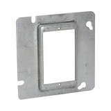 Sobretapa Cuadrada Galvanizada  de 4 11-16", realce de 1/2".