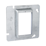 Sobretapa Cuadrada Galvanizada para Caja de 4 11-16" / Realce de 3/4".