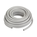 Manguera hermética tipo PolyTuff no metálica gris de 3/4", 100 pies. Uso comercial/industrial.