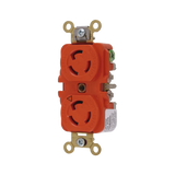 Receptáculo Duplex de Media Vuelta/ 15 A 125 V CA / 2 Polos 3 Hilos / Nema L5-15R.