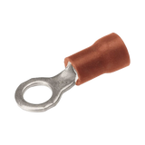 Zapata Terminal de Ojillo  para Tornillo 1/8 in (3 mm) calibre 22-16 AWG con aislamiento de vinilo.