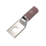 Zapata Terminal de Compresión de Cobre Electrolítico Estañado de Cañón Corto para Tornillo de 1/2" y Calibre 2 AWG.