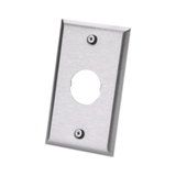 Placa de Pared IndustrialNet™, Para 1 Conector Industrial, de Acero Inoxidable