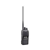 Radio portátil doble banda VHF/UHF, con 5 W de potencia de RF en ambas bandas.