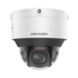 Domo IP 4 Megapixel / Lente Mot. 2.8 - 12 mm / Luz Dual (IR y Luz Blanca) / Reconocimiento Facial / Heat Map / ACUSENSE / Metadata / Micrófono Integrado / IK10 / IP67 / WDR 140 dB / DeepinView