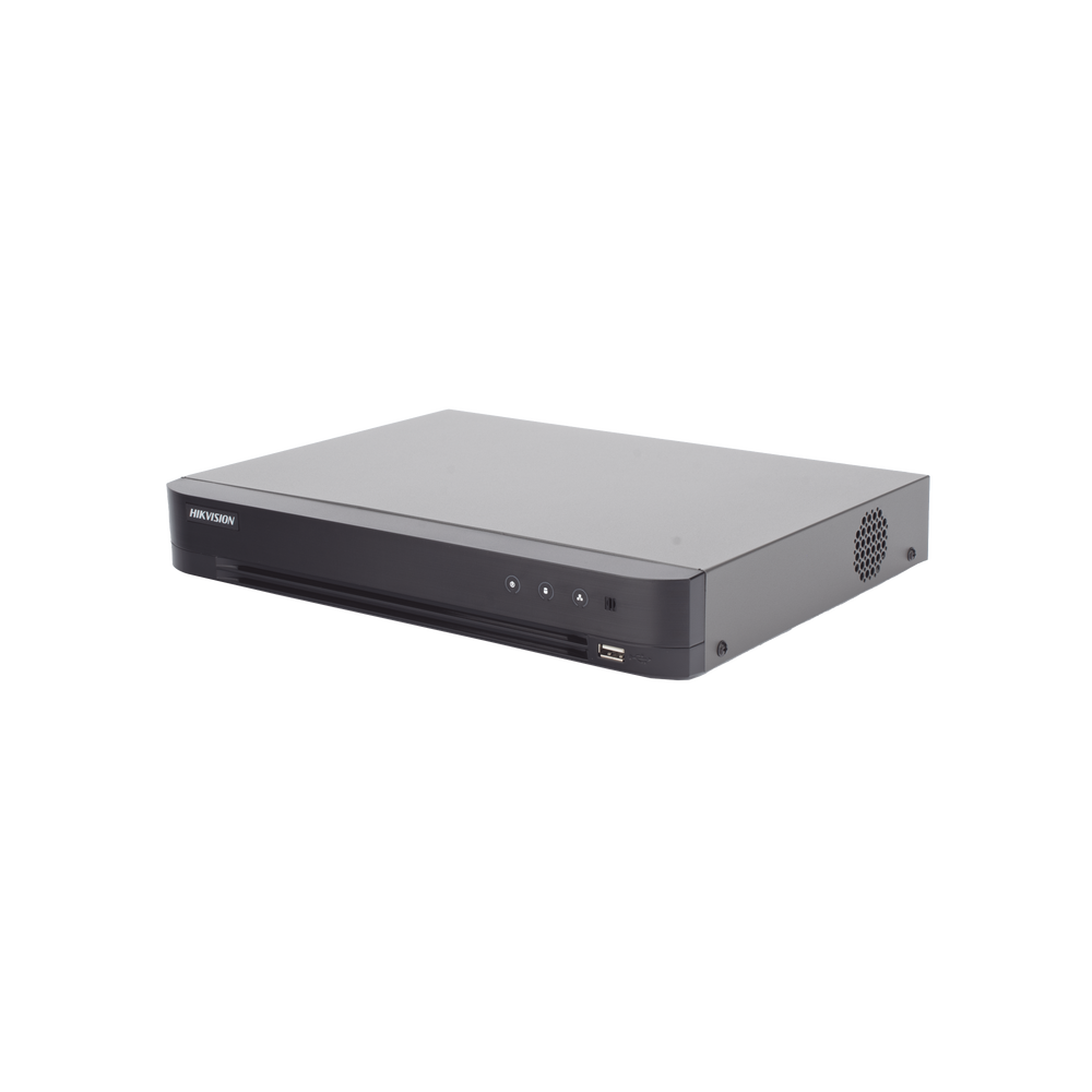 DVR 8 Canales TURBOHD + 4 Canales IP / 5 Megapixel Lite - 3K Lite / Audio de Dos Vías por Coaxitron / Reconocimiento Facial / ACUSENSE (Evita falsas alarmas) / 1 Bahía de Disco Duro / Salida de Video en Full HD