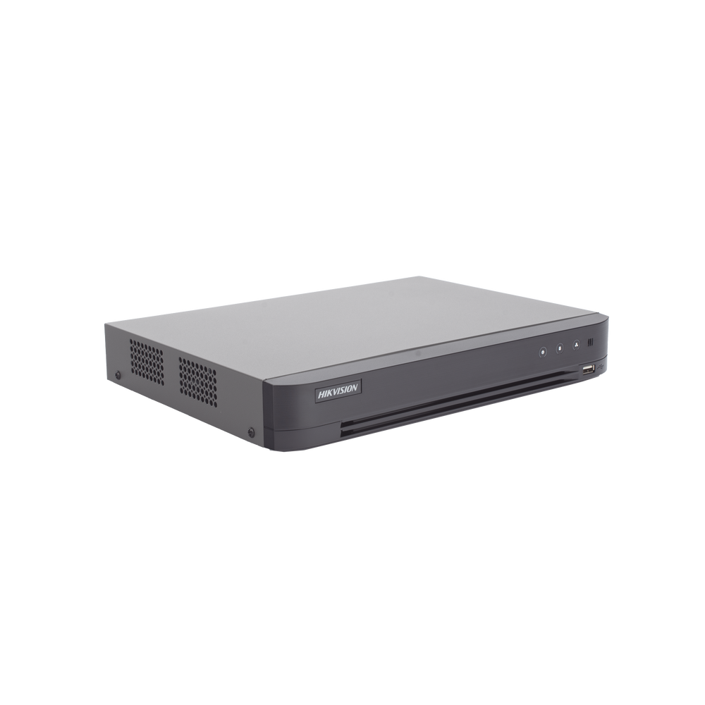 DVR 8 Canales TURBOHD + 4 Canales IP / 5 Megapixel Lite - 3K Lite / Audio de Dos Vías por Coaxitron / Reconocimiento Facial / ACUSENSE (Evita falsas alarmas) / 1 Bahía de Disco Duro / Salida de Video en Full HD