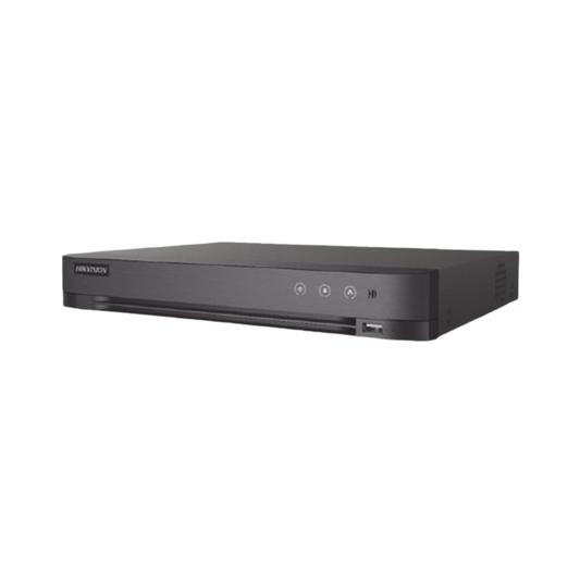 DVR 8 Canales TURBOHD + 4 Canales IP / 5 Megapixel Lite - 3K Lite / Audio de Dos Vías por Coaxitron / Reconocimiento Facial / ACUSENSE (Evita falsas alarmas) / 1 Bahía de Disco Duro / Salida de Video en Full HD