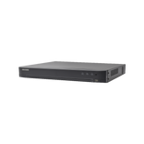 [Audio Bidireccional] DVR 32 Canales TurboHD + 8 Canales IP / 5 Megapixel Lite - 3K Lite / Acusense / Reconocimiento Facial  / Audio por Coaxitron / 2 Bahías de Disco Duro / H.265+ / Salida de Video en Full HD