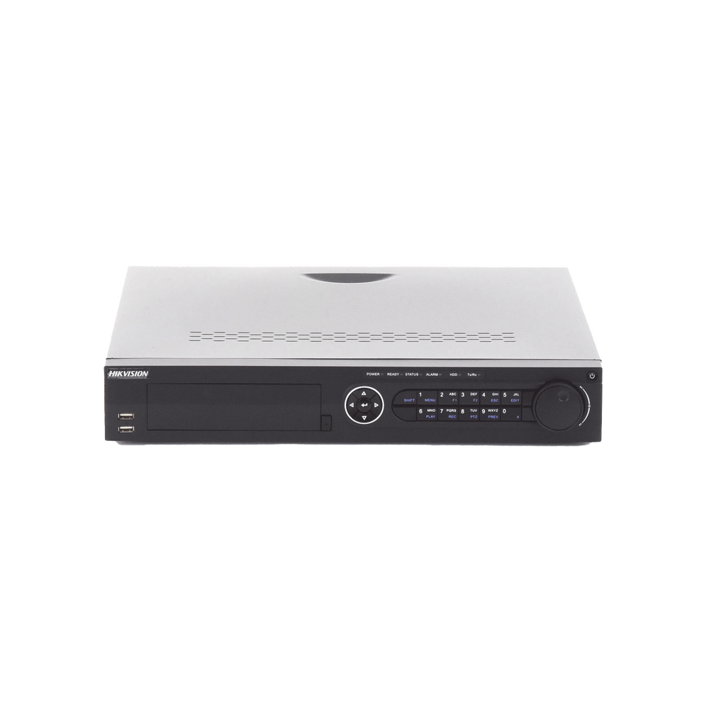 DVR 16 Canales TurboHD + 8 Canales IP / 3K/5MP / Audio por Coaxitron / Acusense / 4 Bahías de Disco Duro / Videoanalisis / 16 Entradas de Alarma