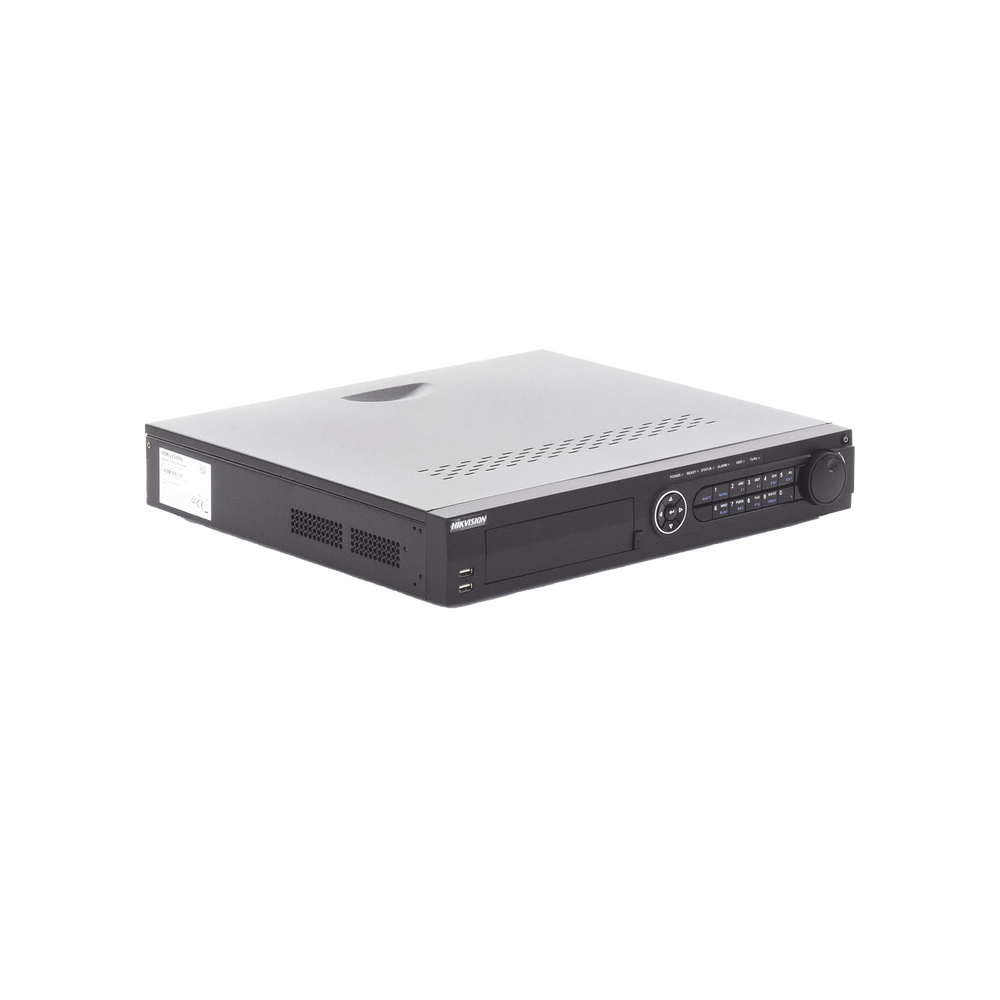 DVR 16 Canales TurboHD + 8 Canales IP / 3K/5MP / Audio por Coaxitron / Acusense / 4 Bahías de Disco Duro / Videoanalisis / 16 Entradas de Alarma